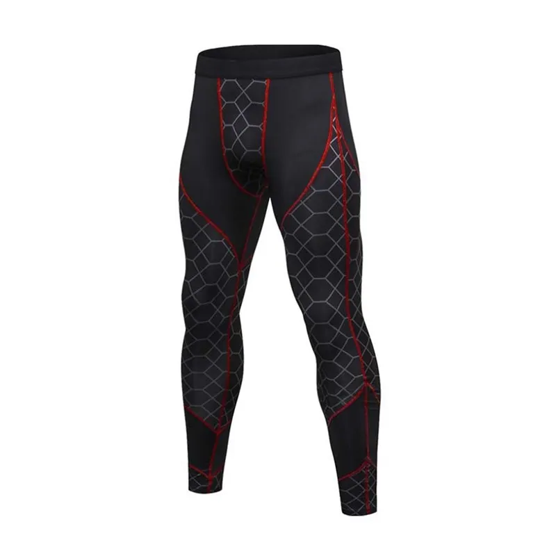 Gray-Red-pants Мотоциклетное мужское термобелье, комплекты спортивной быстросохнущей одежды для катания на лыжах, теплые базовые слои, облегающие длинные топы и штаны, спортивная одежда, нижнее белье - Цвет: Gray-Red-pants