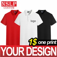 

Summer Short Sleeve Polo Unisex Breathable Lightweight High Quality Solid Top Everyday Versatile Custom Printed Embroidery 2021