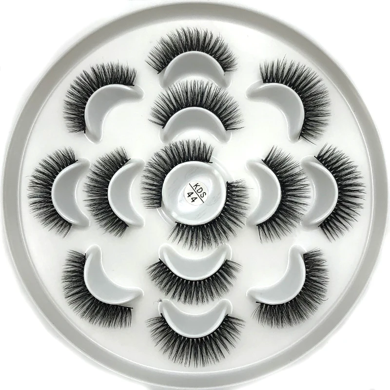 

Mikiwi 7 pairs mink eyelashes natural long 3d mink eyelash extension hand made false lashes makeup eyelashes for beauty