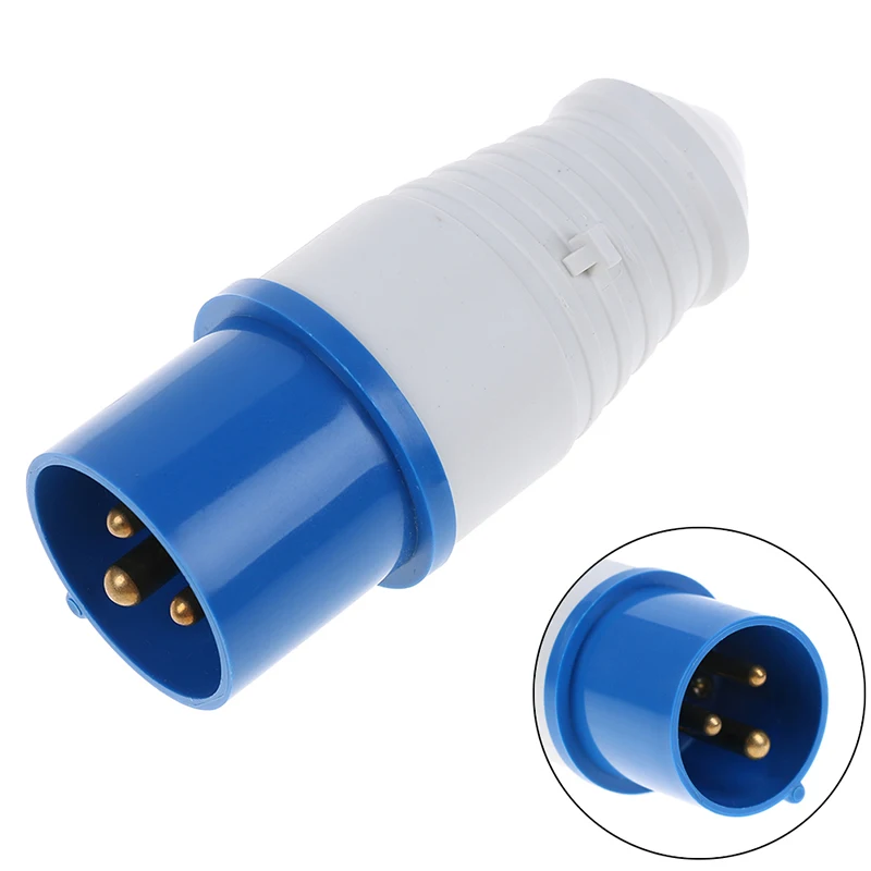 1pc 16Amp Plug 16A Socket Montable Socket Water Weatherproof Electrical Connector Industrial Plug And Socket Connector