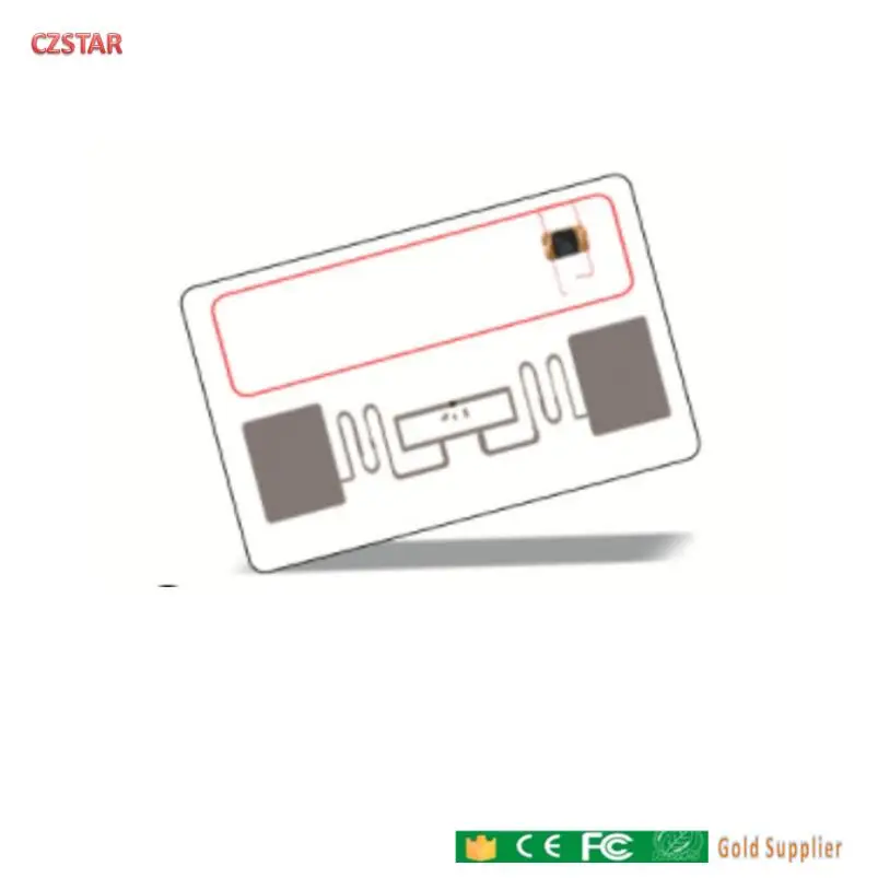 Двухчастотная rfid карта UHF+ HF Maifare 1k длинная дистанция умная двойная карта пассивная UHF 900mhz+ HF 13,56 mhz контрольная метка доступа