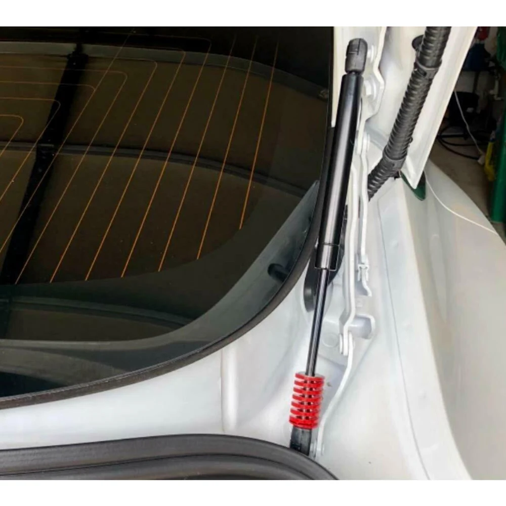 2 шт. для Tesla модель 3 Лифт поддерживает задние стойки багажника газовые пружины ударов подходят из Нержавеющей Стали Гидравлический шток автомобильные аксессуары