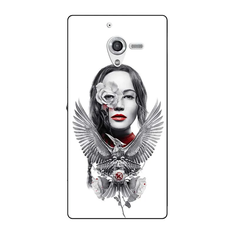 Мягкие чехлы для sony Xperia ZL непосредственный сбыт из L35H C6502 C6503 C6506 5," чехол с принтом(розы); волк милый чехол-крышка с узорами чехол для телефона чехол Fundas Para - Цвет: A298