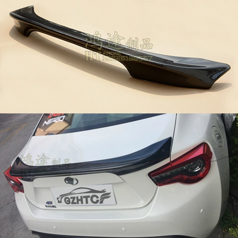 For Toyota GT86 Subaru BRZ Spoiler 2012 2013 2014 2015 Car G Style High Quality Black Carbon Fiber Rear Wing | Автомобили и