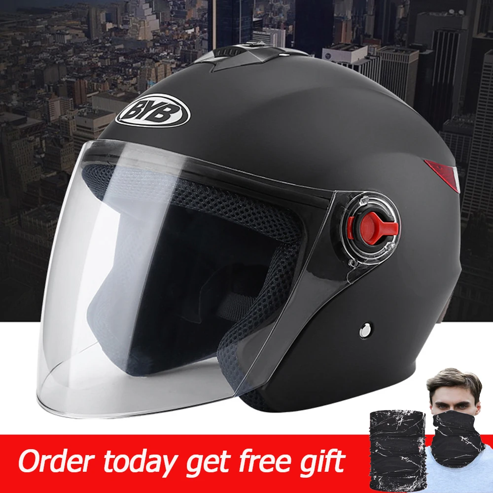 Motorcycle Helmet Scooter Motorbike Electric Bicycle Helmet Uv