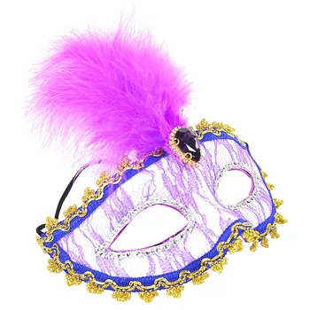 

Masquerade Half Face LED Party Masks Festive Glowing Luminous 7 Color Lights Eye Mask for Women Lady Dancing Party 0822#