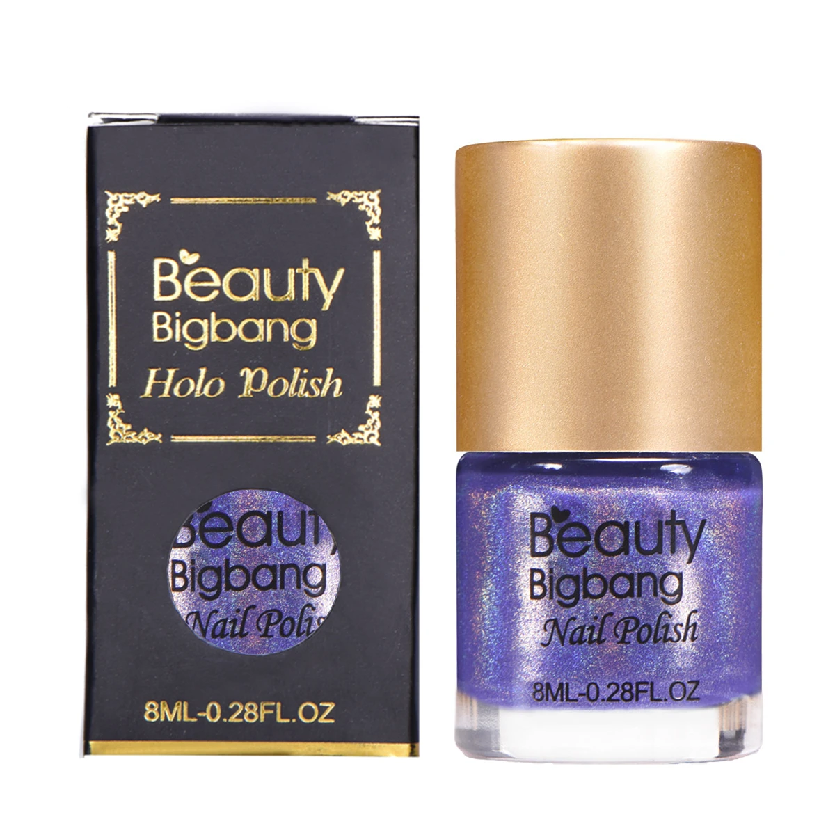 BEAUTYBIGBANG 8 мл голографическая Лазерная Голография лак для ногтей блеск лак для ногтей эффект лаковой голограммы мерцающий лак для ногтей