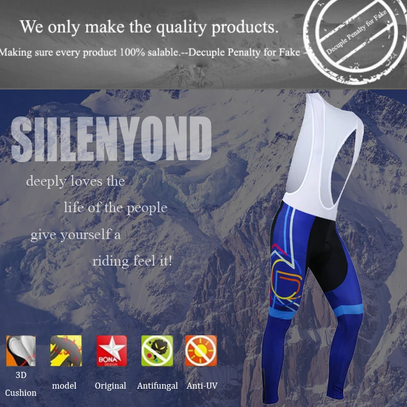 Siilenyond велосипедный комбинезон ropa ciclismo зимний 3D гелевый Мягкий Coolmax велосипедный нагрудник брюки сохраняющий тепло термальный велосипедный комбинезон