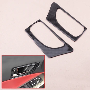

2Pcs Carbon Fiber Style Front Door Handle Cover Trim Bezel Fit for LEXUS IS250 IS350 2014 2015 2016 2017 2018