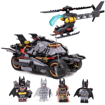 

Super Heroes 4 Pcs Marvel Avenger 4 Batman Model Bricks Set Building Blocks Toys For Children's Gift Free Shipping