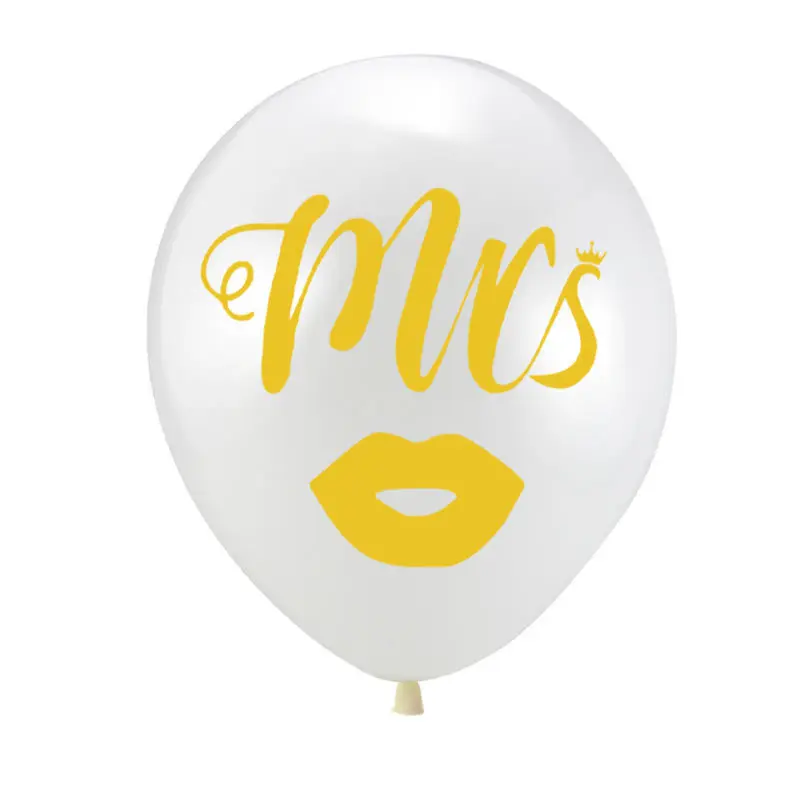10pcs White Mr/Mrs 12inch Latex Balloon Wedding Party Celebration Decoration