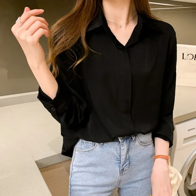 Women Blouses Korean Office Lady Style 