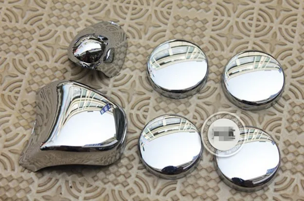 For Tucson 2004-2009,car styling ABS Chrome Rear Window Wiper Nozzle Cover Trim 12pcs