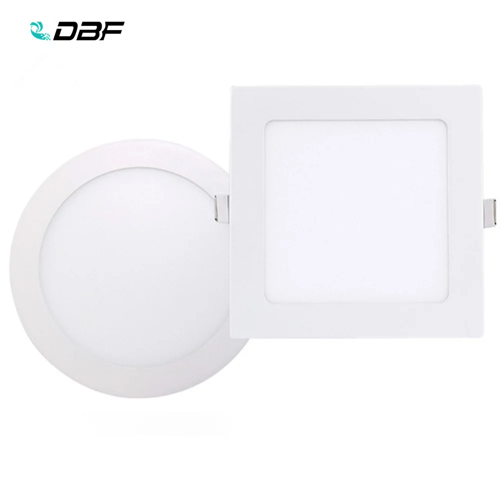 2x LED Slim Flat Panel Ceiling Mounted Recessed Down Light 3 Mode Dual Colour 9W 