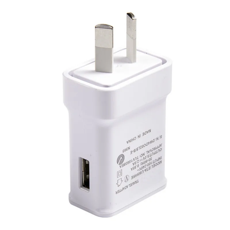 USB 1 A Port AU Plug Cell Phone Charger for IPhone IPad Samsung S8 5V 2A Output Power Adapter Travel Wall Charging | Мобильные