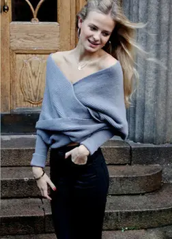 

2019 Hot Women Convertible Multi Way Ponchos Sweater Jumper Cardigan Knitwear Fashion Elegant Solid Outwear Coats