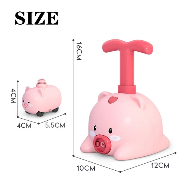 Hot Selling Kids Air Hybrid Press Piggy Cars Toy Children Educational Enlighten Cartoon Sliding Car Toy As For Baby Gift 2