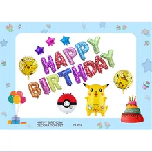 Pokemon D Anniversaire Decorations Achat En Ligne Aliexpress