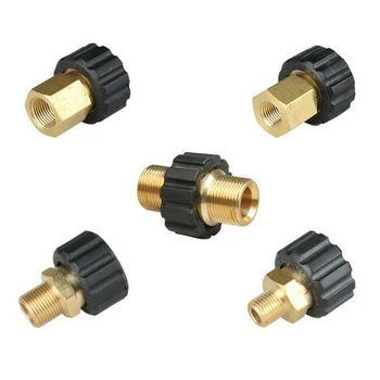 

1*Connector G1/4 To M22 Brass Hose Adapter Connector High Pressure Washer Kit 22-14 4.5cm Connectors High Quality