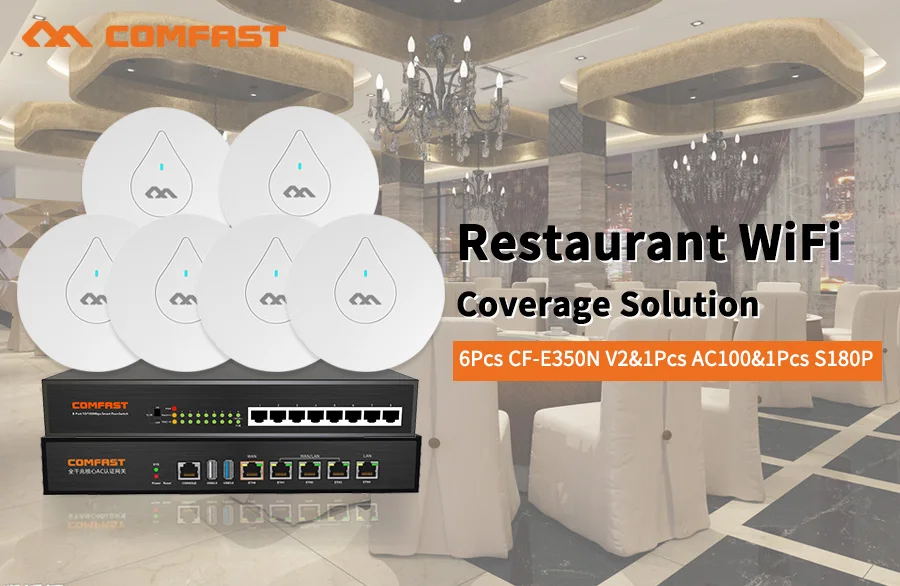 COMFAST CF-E350N через стену Мощный 300 м Крытый потолок AP 48 В Poe адаптер Wi fi точка доступа маршрутизатора мост усилитель сигнала AP