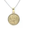 Stainless Steel Gold Silver Color Saint Michael Pendant Prayer Angel Necklace With Chain 5