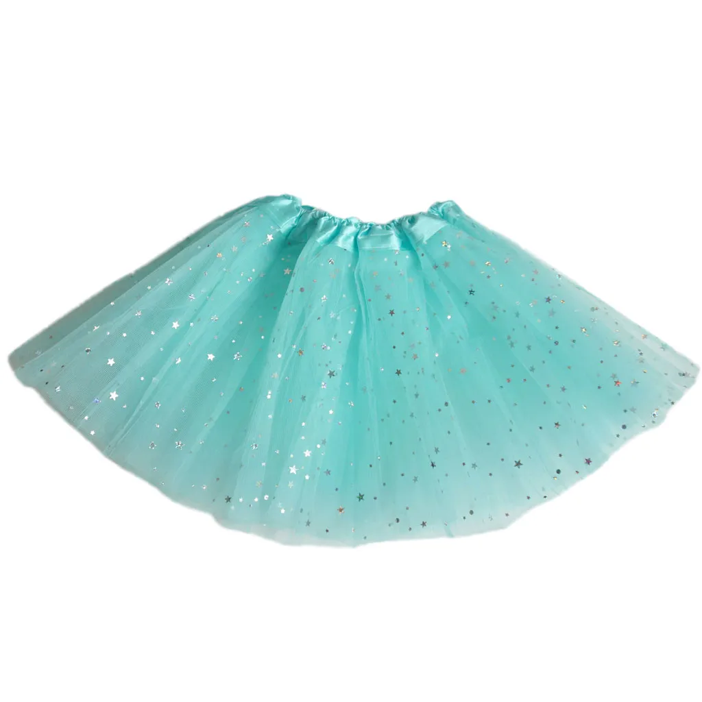 2020 Baby girls fluffy petti skirts tutu Girls Polka Dot Star Sequin Mesh Tutu Skirt Puff Tutu Ballet Girl Skirt