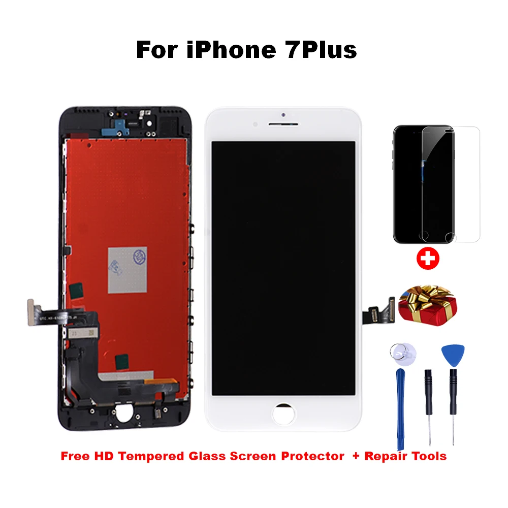 ЖК дисплей качества AAA +++ для iphone 6 s дигитайзер сенсорный экран iPhone6 5S 6splus 7 7plus без