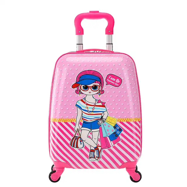 kids luggage trolly