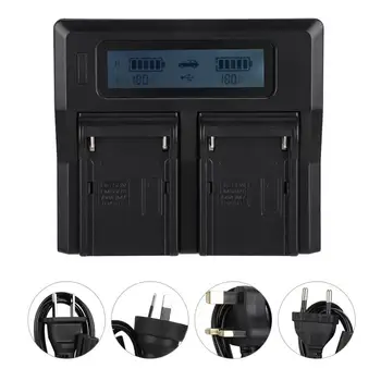

Intelligent Charger LCD Fast Quick Double Dual Charger Smart MCU Control Charging for NP-T125 Battery 100-240V High Reliability