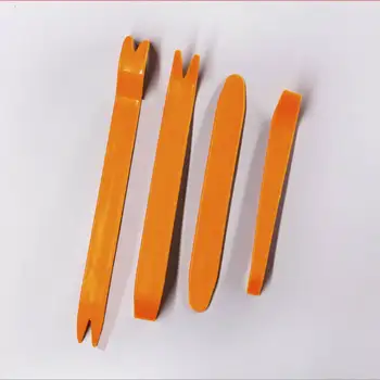 

4pcs/Set Interior Tool Kit Pry Door Clip Radio Panel Car Removal Tool Plastic Trim Audio Dashboard Disassembly Repair Tool
