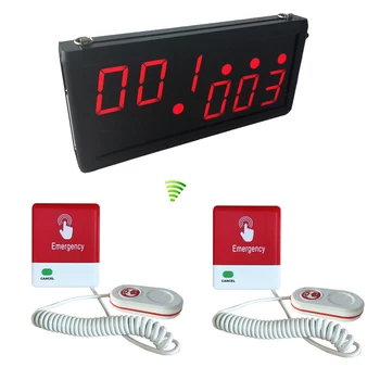 

1 LED Screen with 15 Nurse Call Button Hospital Clinic Wireless Patient Calling Medical Emergency Service System