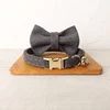 Cat Collar with Bell Bow Personalized Engraving Nameplate Kitten Collars Cat Necklace Customized Small Dogs Chihuahua Yorshire 2