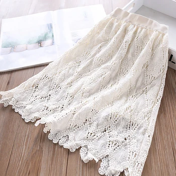 

5158 Princess Lace Embroidery Kid Skirt Tutu Baby Girl Skirt 2020 New Summer Children Clothes Wholesale Baby Girls Clothes 5p