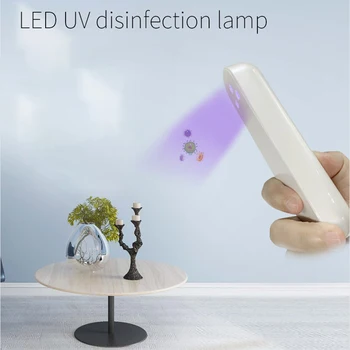 

Portable UV Sterilizing Light Hand-Held UBS Rechargeable Ultraviolet Disinfection Light For Travel Home Office