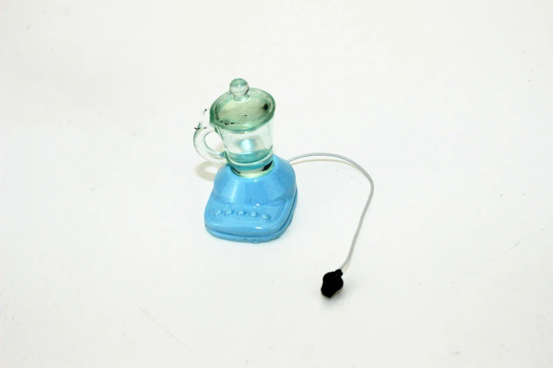 blue 1:12 кукольный домик Миниатюрные аксессуары Мини соковыжималка кухонная мебель игрушка для нового коллекционного подарка - Цвет: blue