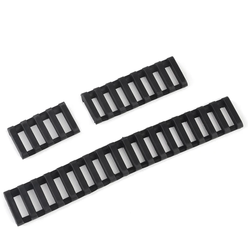 Тактический 18-рейка с прорезями LowPro рельсовая накладка подходит запасные части для Ружья 20 мм планка Пикатини 6,9/2,7/1,5 дюймов Airsoft принадлежности для пейнтбола