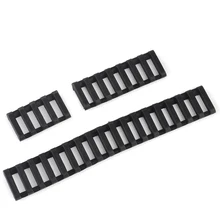 Тактический 18-рейка с прорезями LowPro рельсовая накладка подходит запасные части для Ружья 20 мм планка Пикатини 6,9/2,7/1,5 дюймов Airsoft принадлежности для пейнтбола