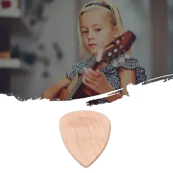 

Professional Guitar Bass Wood Picks Guitar Black Walnut Picks Necklace Pendant Gifts Solid Wood Picks Guitar Shrapnel