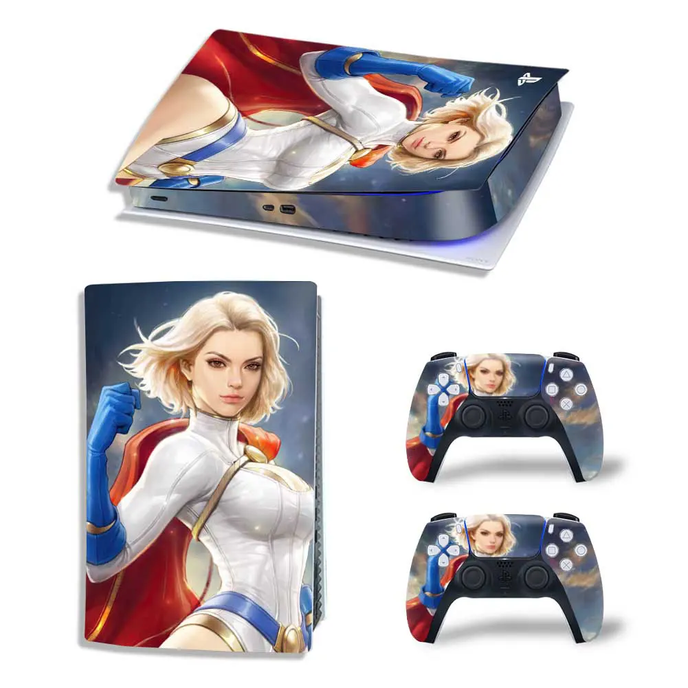 Marvel Star Wars PS5 Digital Edition Skin Sticker Decal Cover for PlayStation 5 Console and 2 Controllers PS5 Skin Sticker Vinyl