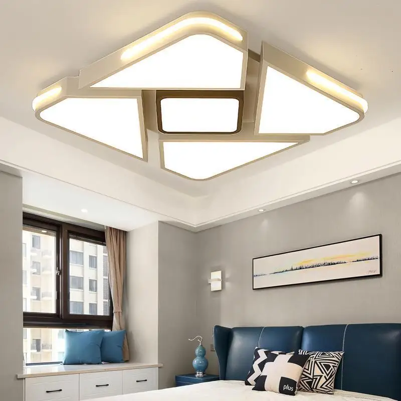 Домашнее освещение Plafoniera Plafon бумажный фонарик Colgante Moderna De Plafondlamp Lampara Techo гостиная светодиодный потолочный светильник