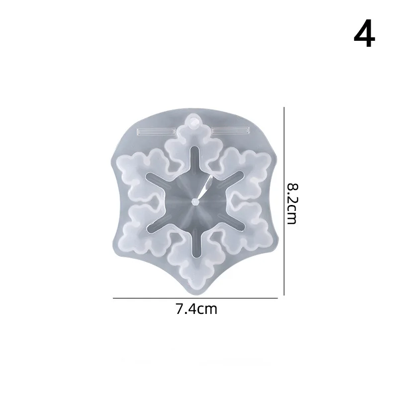 WANDIC Moule De Résine Carré, 5 PCS 5 Tailles De Cube Silicone Moulds