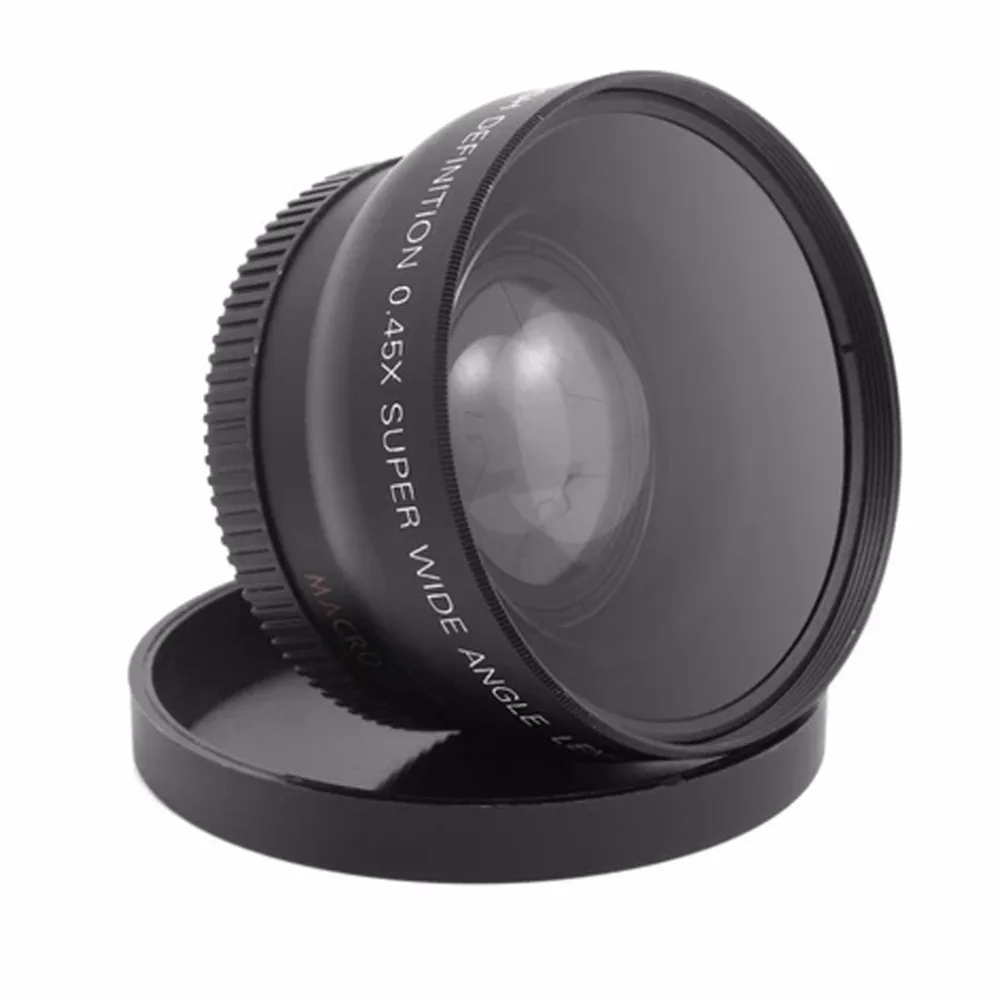 58 мм 0.45x широкоугольный макрообъектив для Nikon D3200 D3100 D5200 D5100