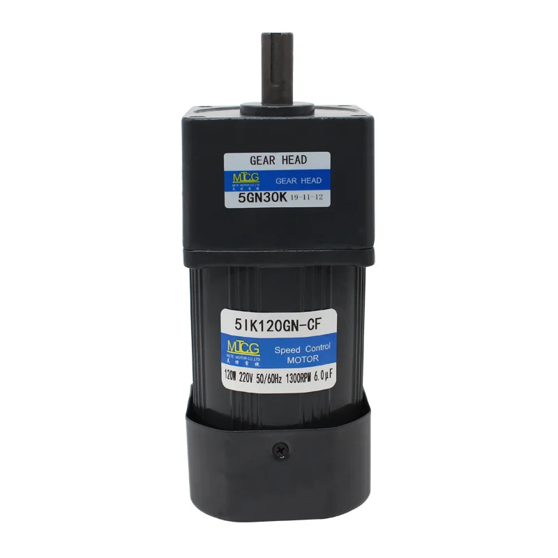 AC220V, 220 V/380 V, 6IK180GN-CF, однотактный АС мотор-редуктор, высокий крутящий момент, Реверсивный, фиксированная скорость