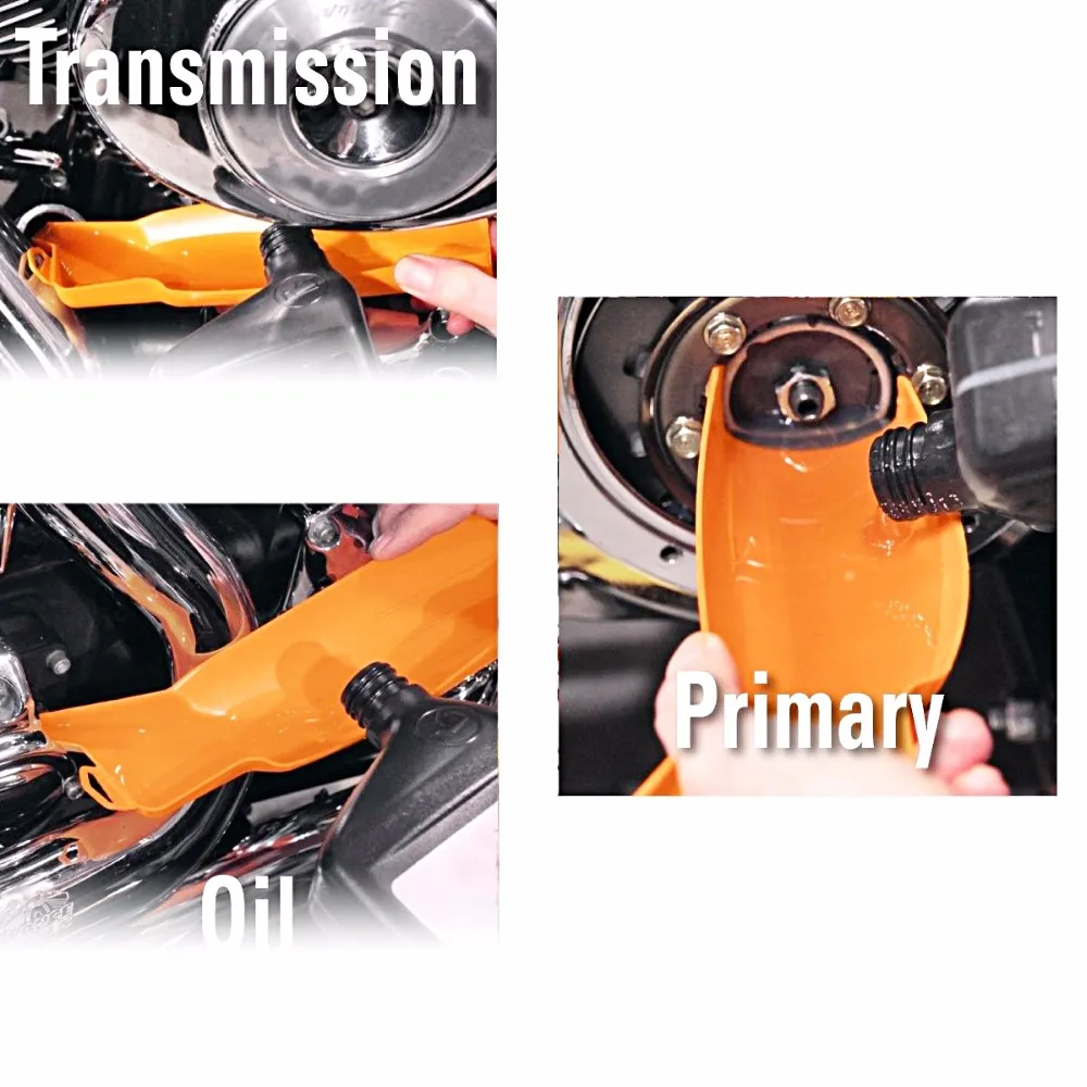 Oil Fill Funnel Oil Filter Funnel Set Fit For Harley Touring Road King Dyna Softail Fatboy XR Sportster XL