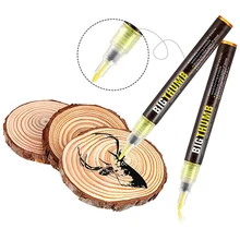 Caneta de queima de madeira queimado marcador canetas de pirografia para projetos diy ferramenta de ponta fina fácil uso e seguro