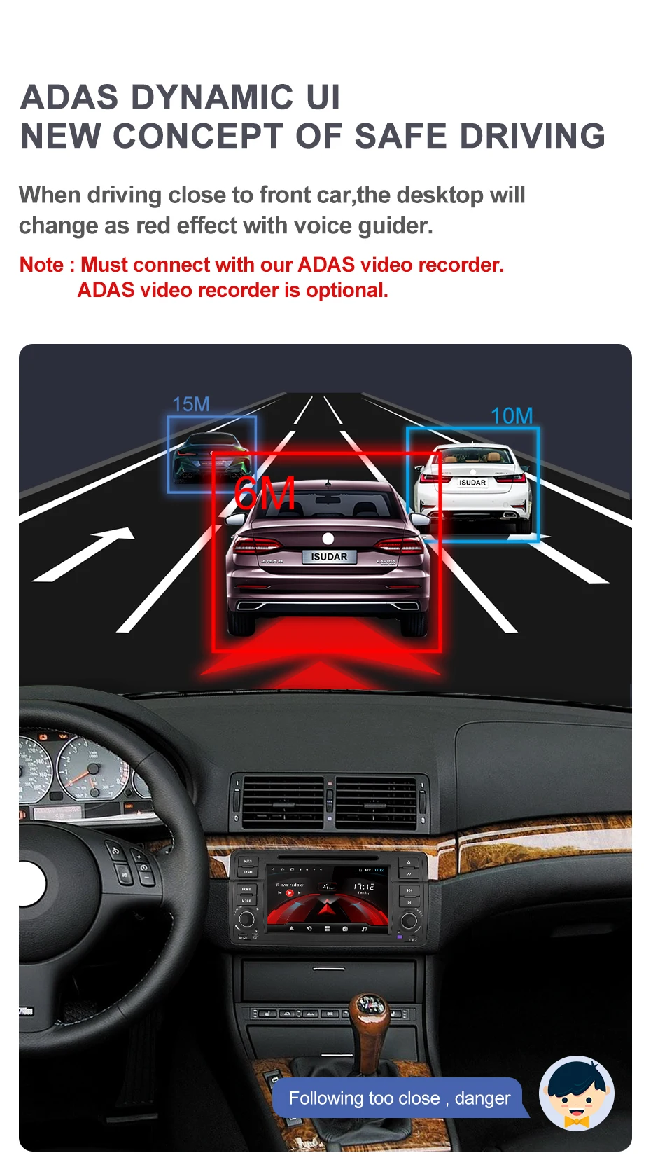 Perfect Isudar H53 4G Android 1 Din Auto Radio For BMW/E46/M3/Rover/3 Series Car Multimedia DVD GPS 8 Core RAM 4G ROM 64G DVR Camera FM 4