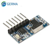 Grema 433 mhz rf receptor módulo de código decodificador aprendizagem 433 mhz sem fio 4 ch saída para controles remotos 1527 2262 codificação