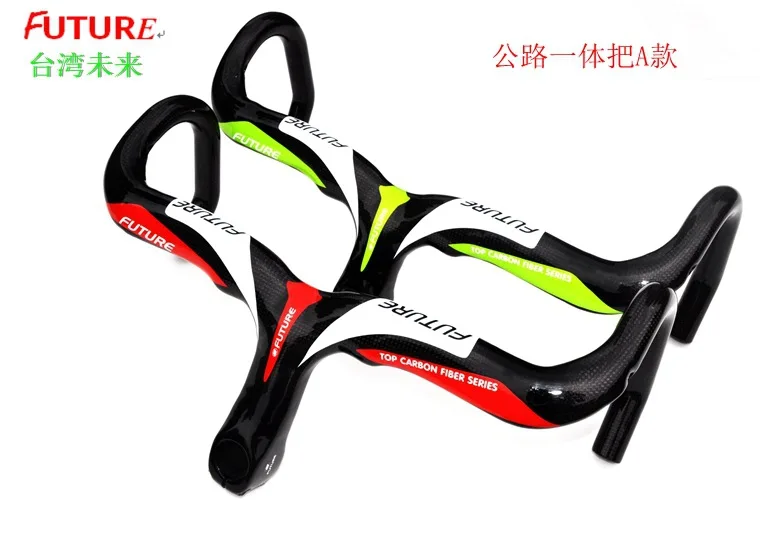 

Genuine Product Taiwan Future Carbon Fiber One-piece to Road Bicycle Handlebar Band Stem a-
