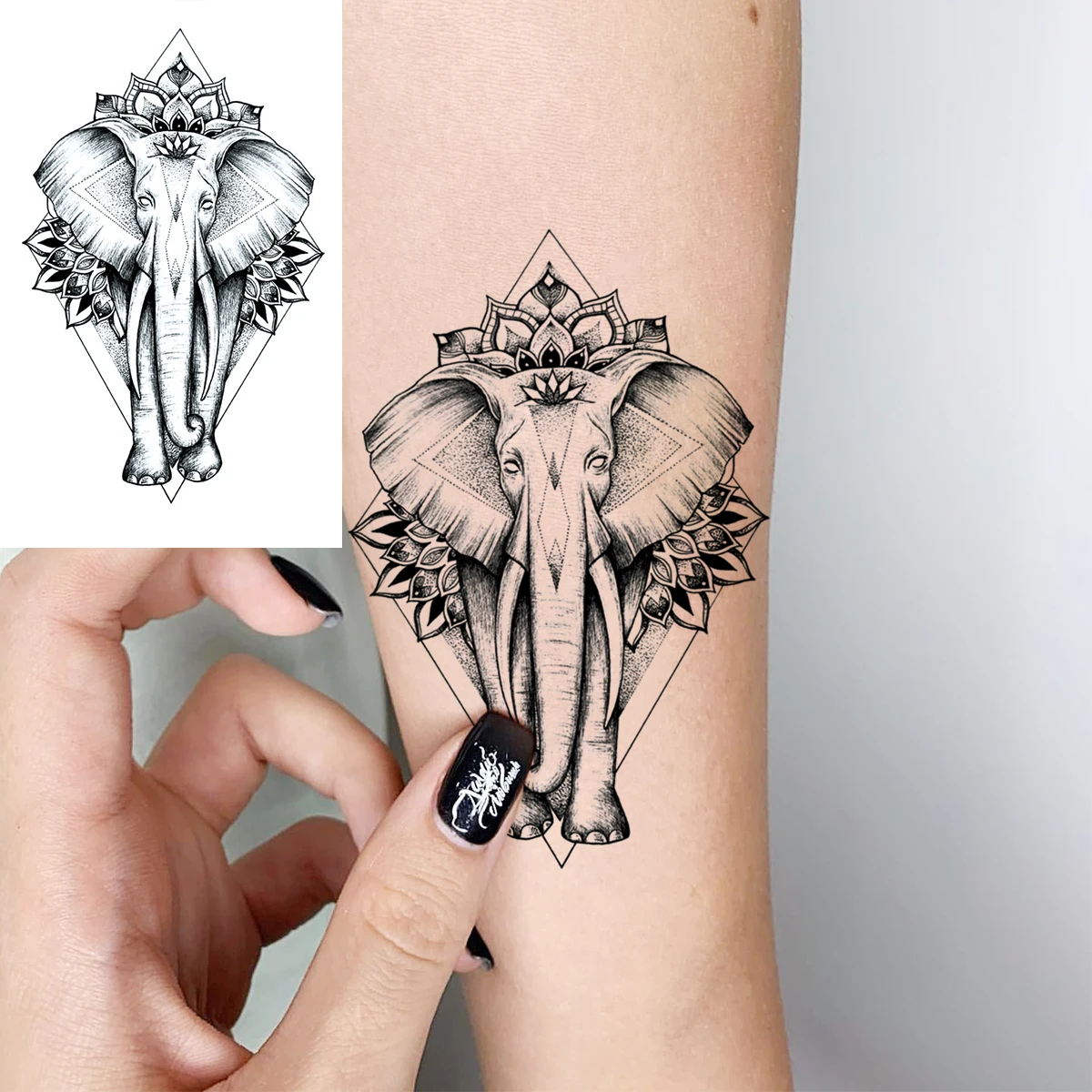 Elephant Tattoo Ideas full of Wisdom & Soul - tattooglee | Elephant tattoos,  Simple elephant tattoo, Baby tattoo designs