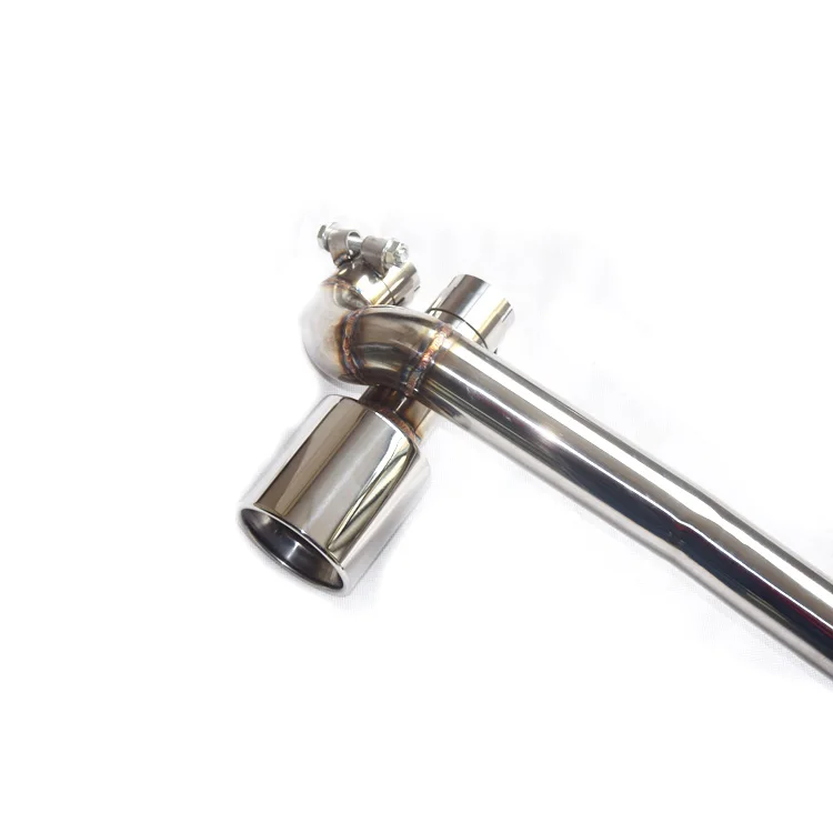 Два из Нержавеющая сталь заднего глушитель выхлопа кончик хвоста трубы подходит